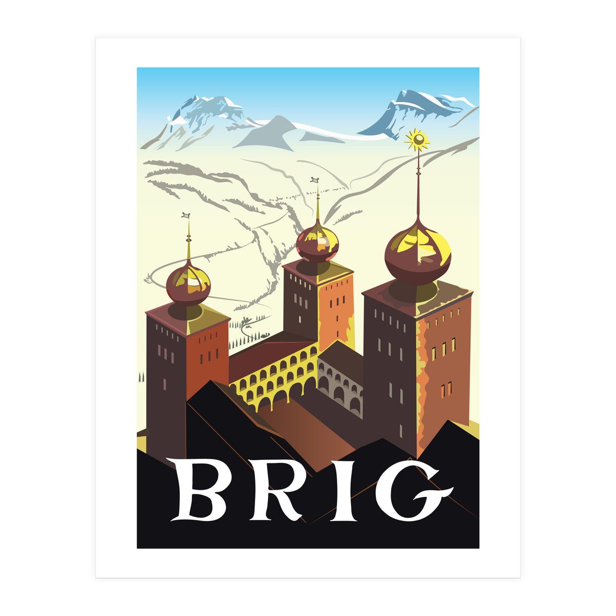 Brig, Switzerland (Print Only)