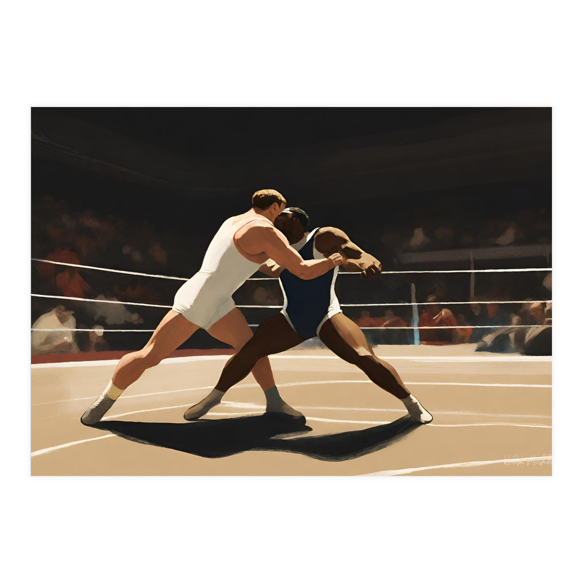 Wrestlers #4 (Print Only)