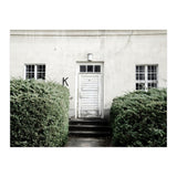 White door K between the green botanical gate (Print Only) thumbnail