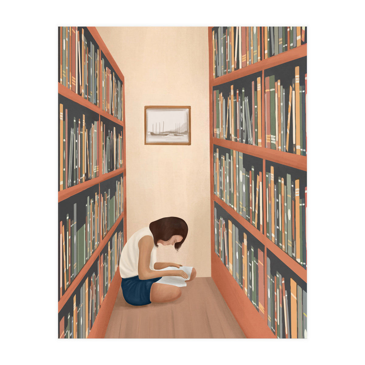 Getting Lost In A Book (Print Only)