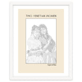 Two Venetian Women – Eugene de Blaas (ascii art) thumbnail