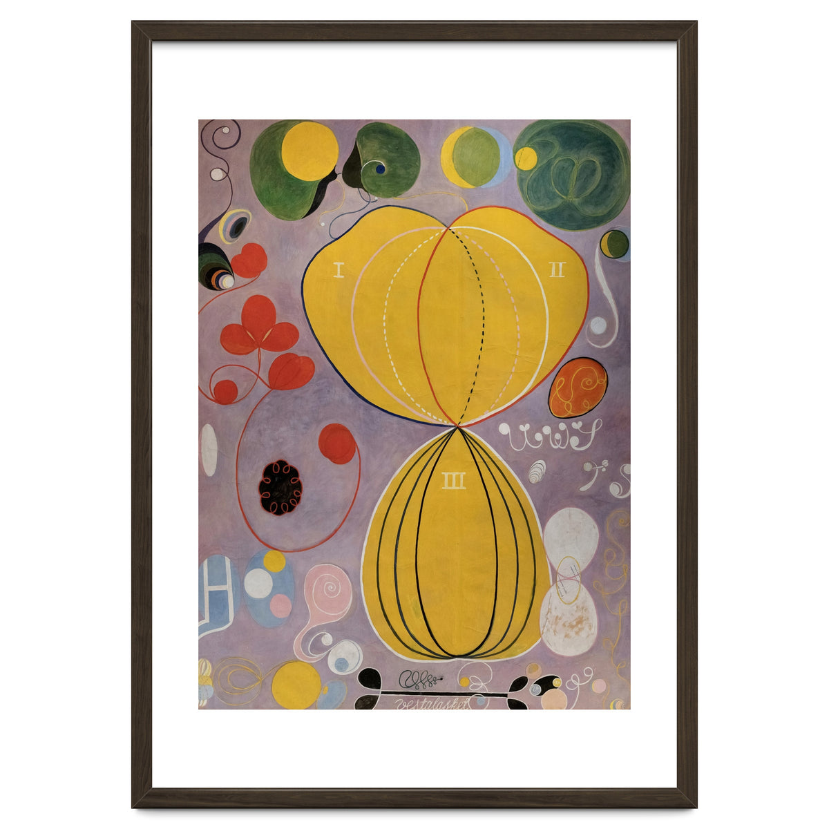 Hilma af Klint - The Ten Largest No 5 Adulthood Abstract Spiritual Art