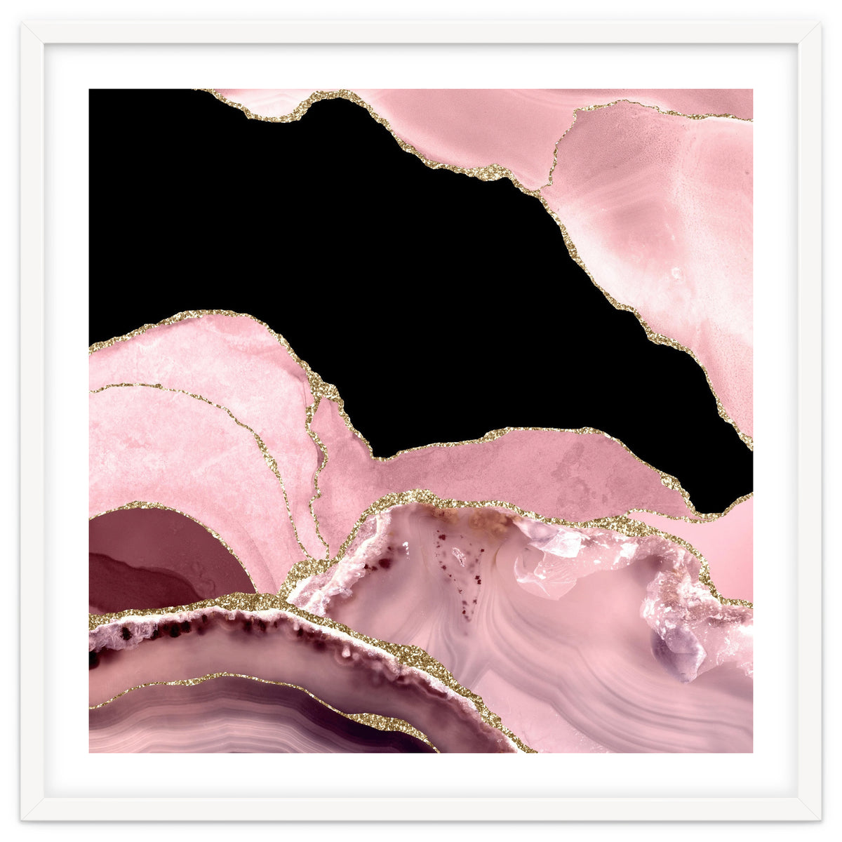 Blush & Gold Agate Texture 03