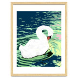 Self Reliance, Swan Birds Painting, Self Esteem Self Love Positivity, Proud Freedom Independence Wildlife Animals thumbnail