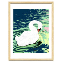 Self Reliance, Swan Birds Painting, Self Esteem Self Love Positivity, Proud Freedom Independence Wildlife Animals