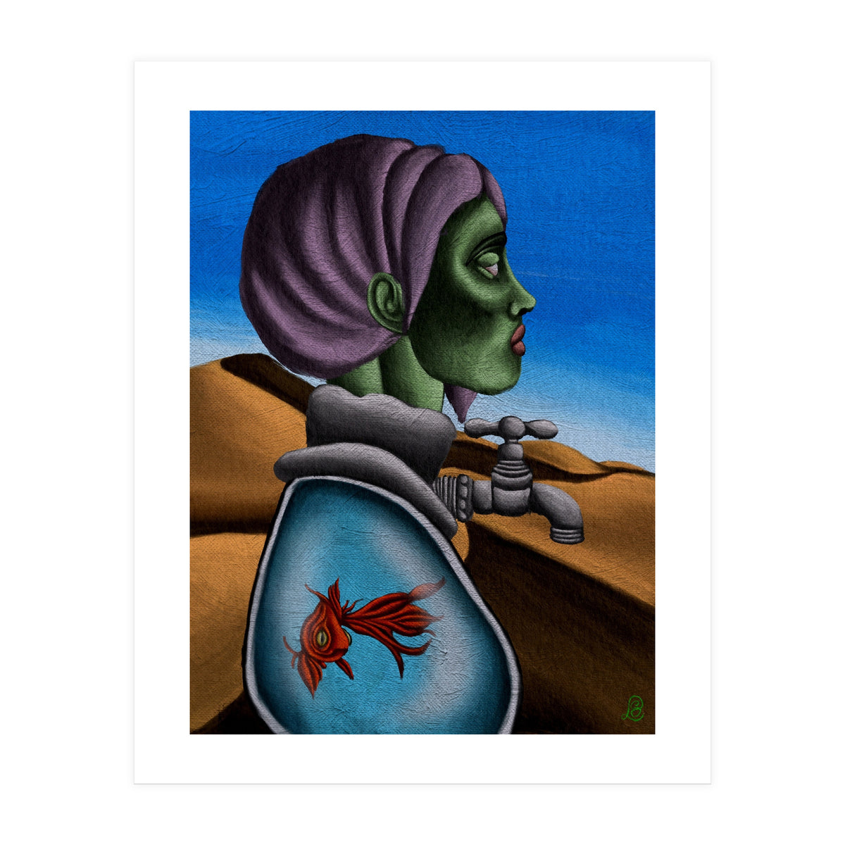 "There's No Such Thing As Thirst In This Desert"  (Print Only)