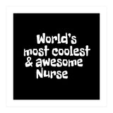 World's most coolest and awesome nurse (Print Only) thumbnail