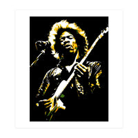 Jimi Hendrix in Pop Art  (Print Only)