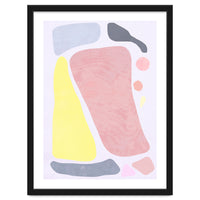 Organic Rustic Abstract Shapes Pastel II