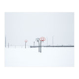 Snow-covered Basketball court (Print Only) thumbnail