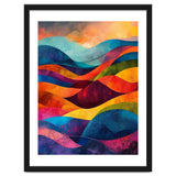 Abstract Rainbow Mountain Landscape thumbnail