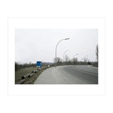Street light on the curving road (Print Only) thumbnail