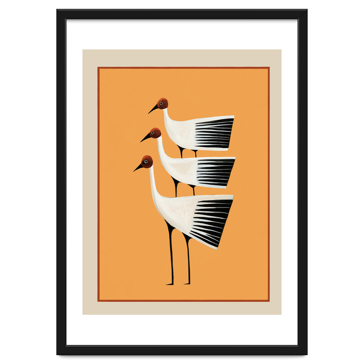 Striped Bird Trio II