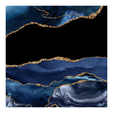 Navy & Gold Agate Texture 16  (Print Only) thumbnail