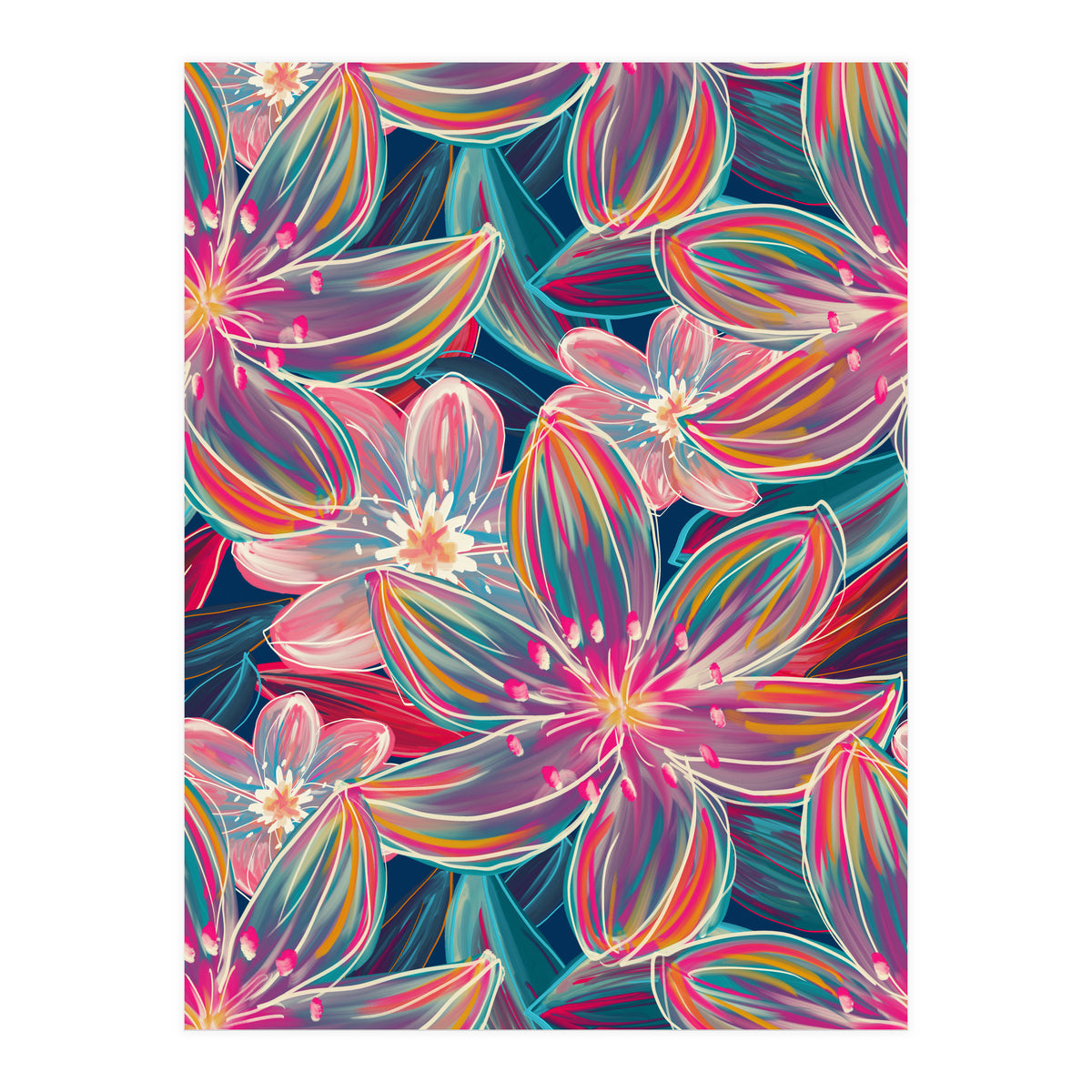 Fluo Bloom (Print Only)