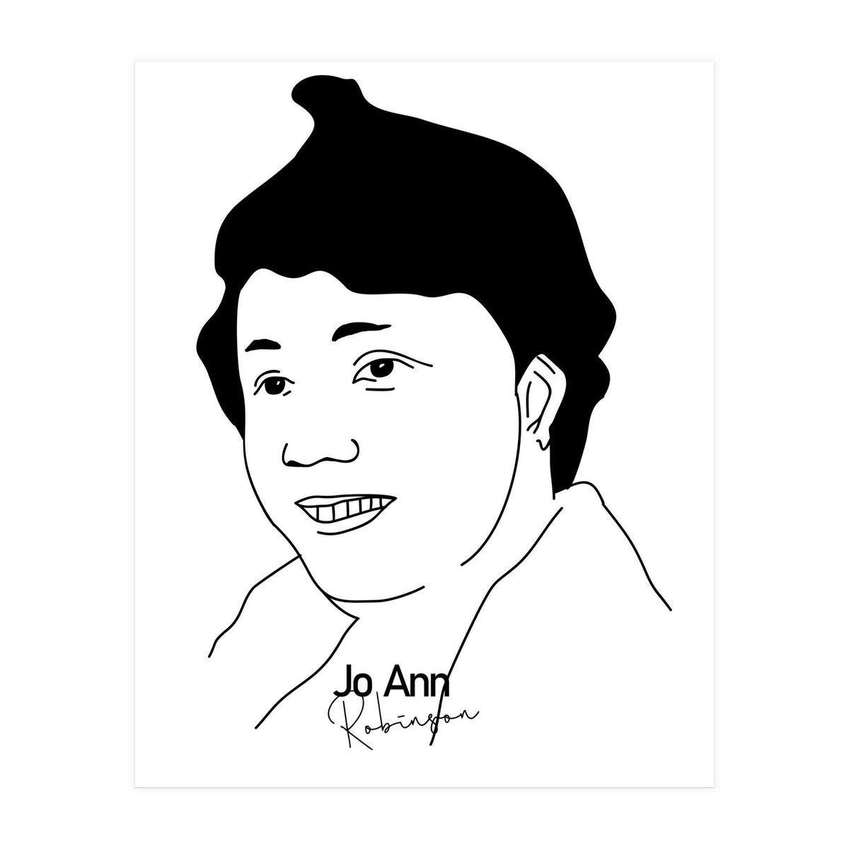 Jo Ann Robinson Civil Rights Movement (Print Only)