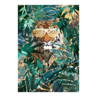 Hip hop tiger in the jungle (Print Only)