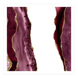 Burgundy & Gold Agate Texture 20 (Print Only) thumbnail