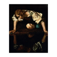Caravaggio – Narcissus (ca. 1600) | Dramatic Baroque Masterpiece (Print Only)