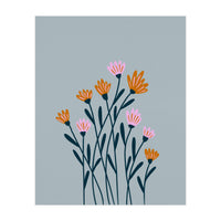 Orange and Pink Flowers (Print Only)