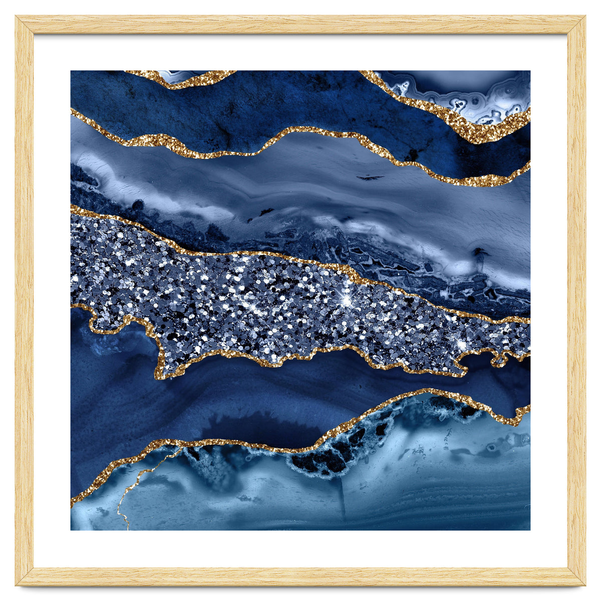 Agate Glitter Ocean Texture 07