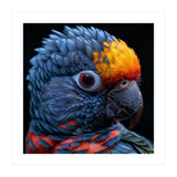 Close Up Vibrant Parrot Eye  (Print Only) thumbnail