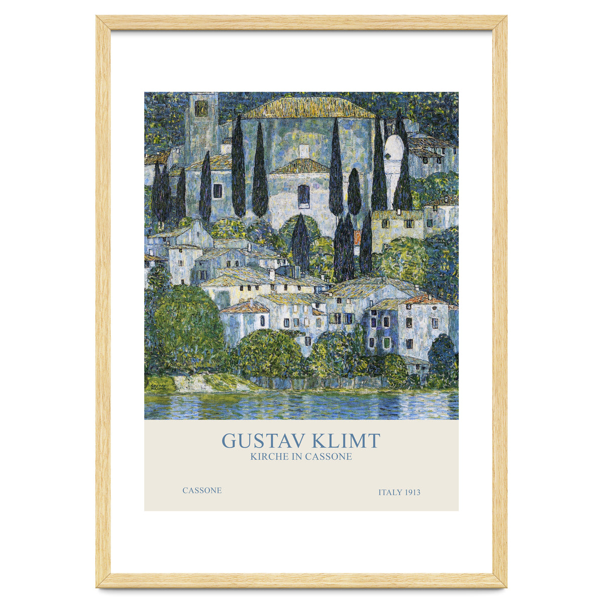 Gustav Klimt - Kirche in Cassone