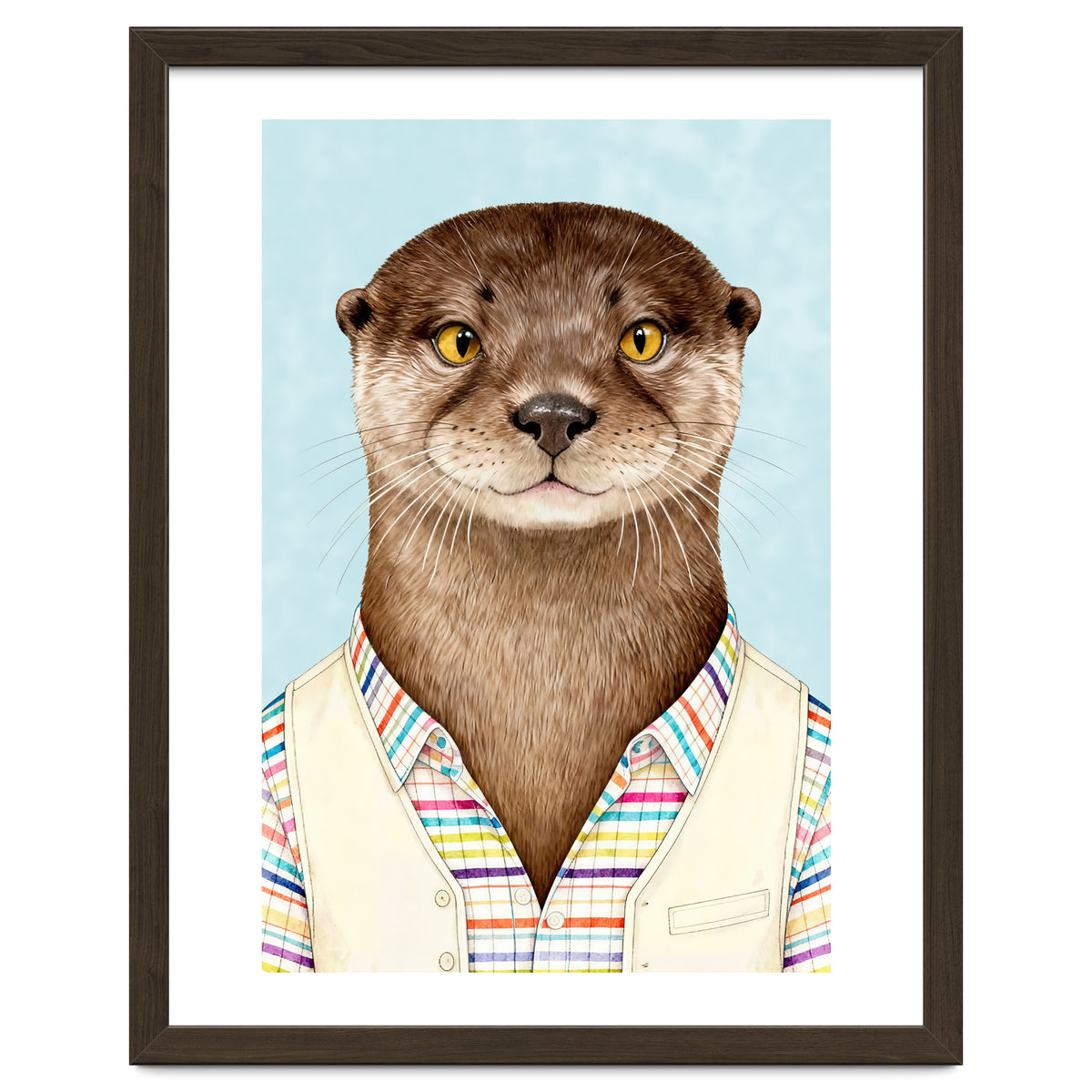 Otter Portrait in Jacket