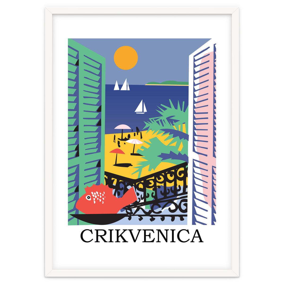 Crikvenica, View From a Window