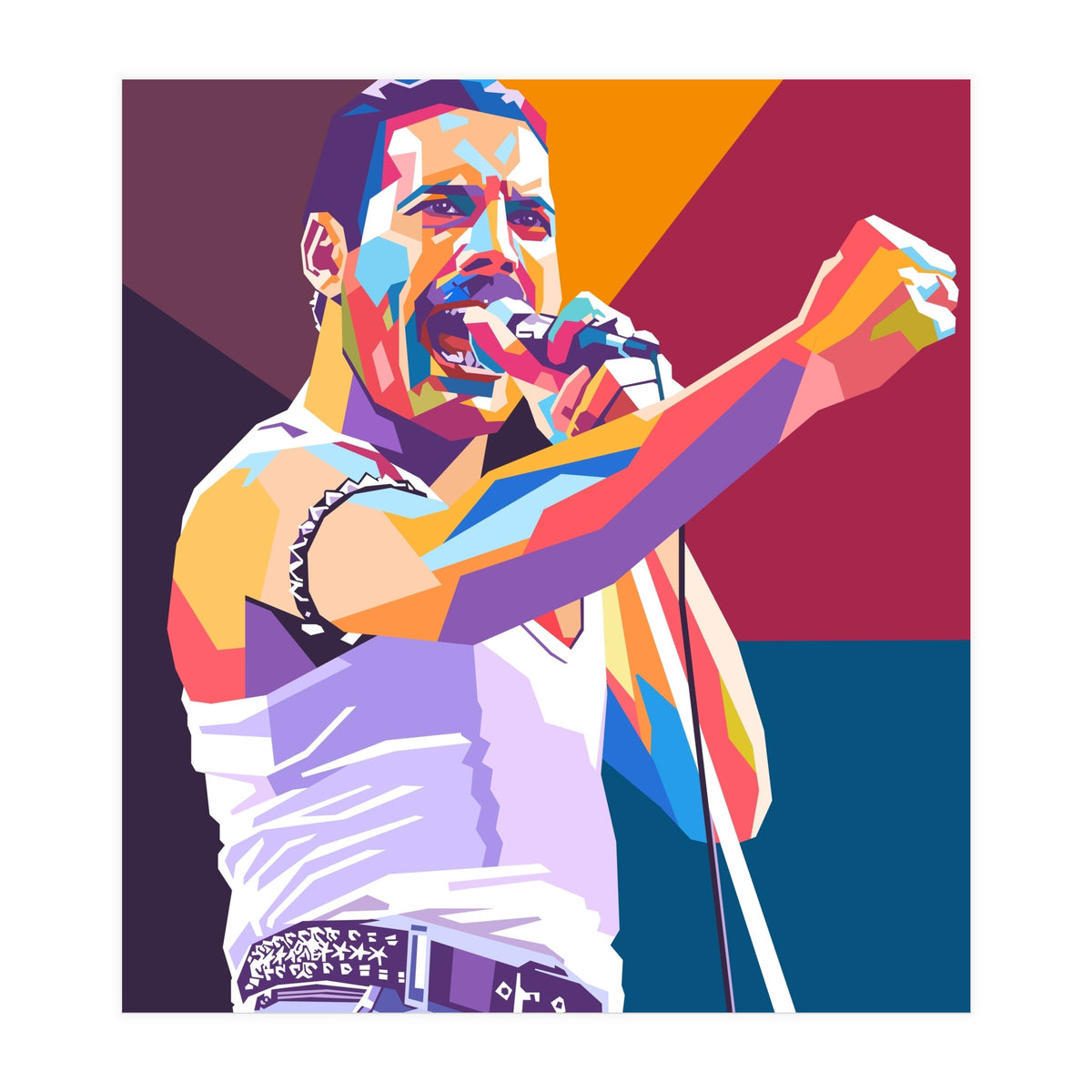 Freddie Mercury art (Print Only)