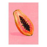 Papaya fruit illustration (Print Only) thumbnail