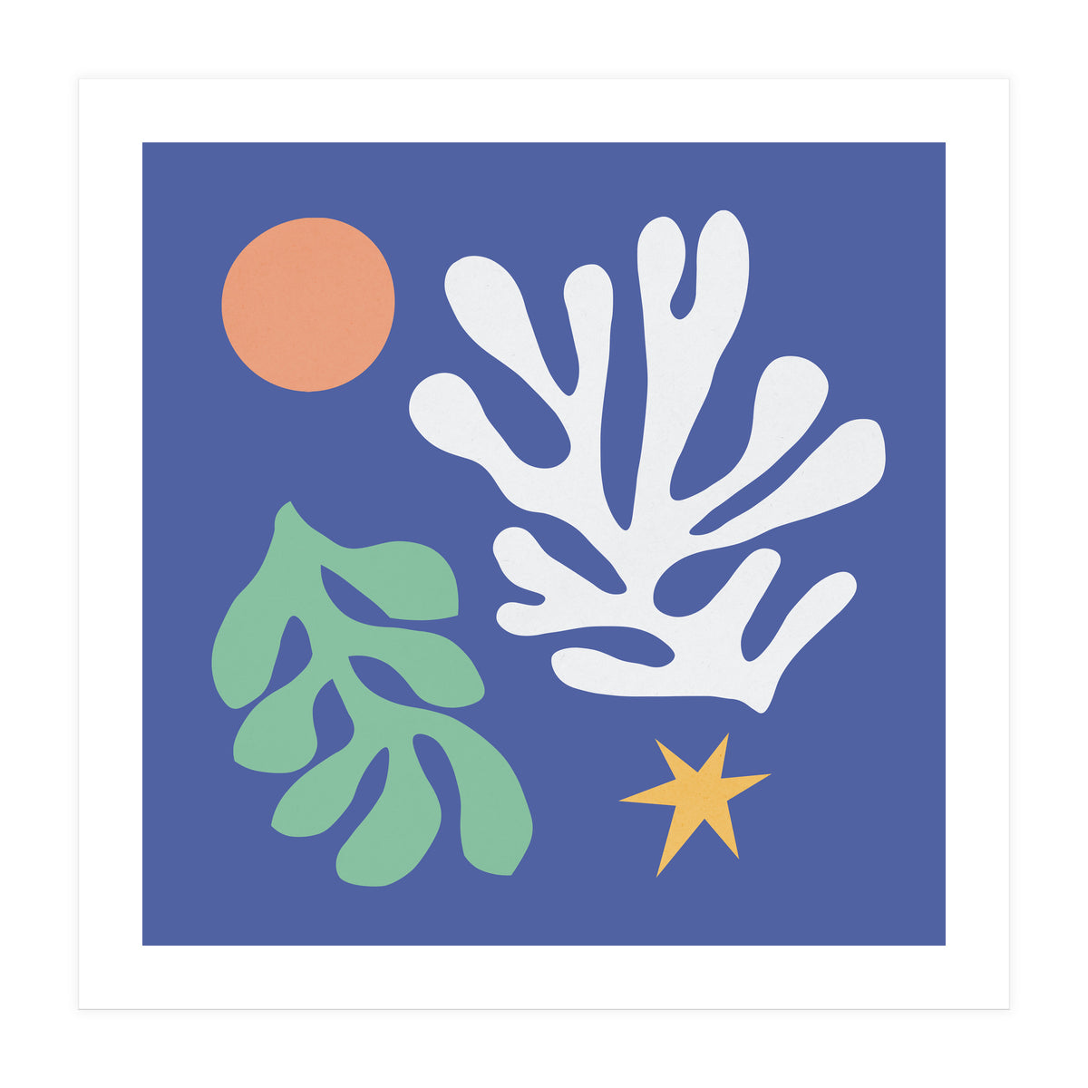 Floral matisse 2 (Print Only)