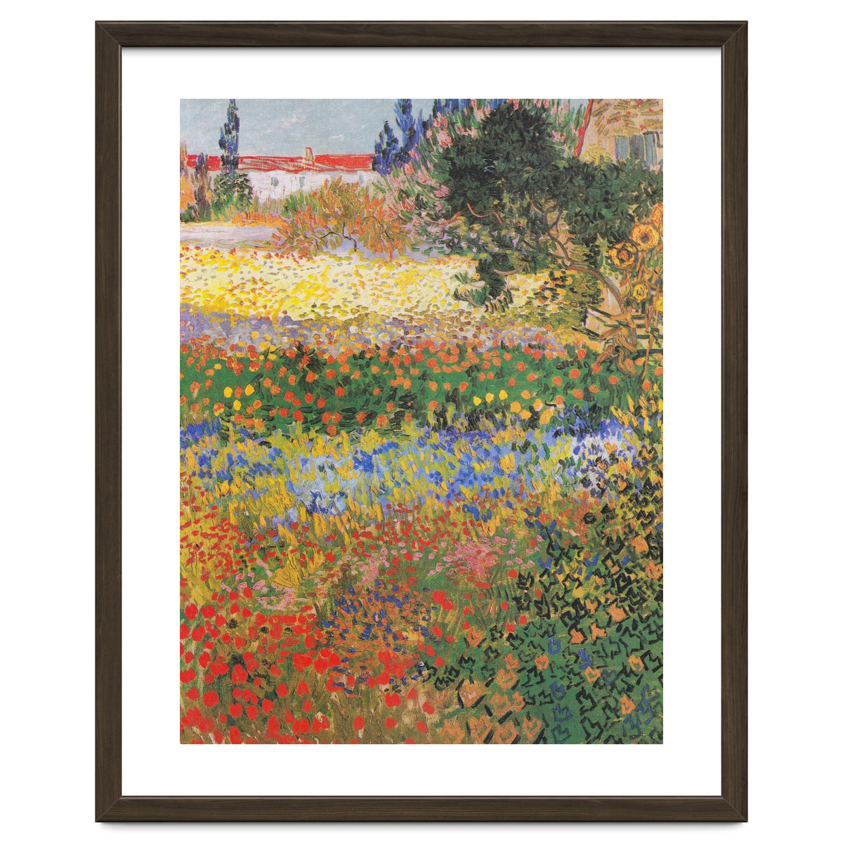 Vincent van Gogh – Flowering Garden – Classic Floral Masterpiece