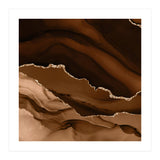 Brown & Gold Agate Texture 12 (Print Only) thumbnail
