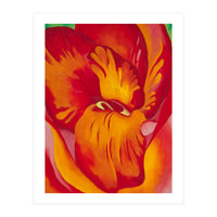 Georgia O’Keeffe – Canna Red and Orange (1926) | Vibrant Modernist Floral Painting in Bold Organic Forms (Print Only)