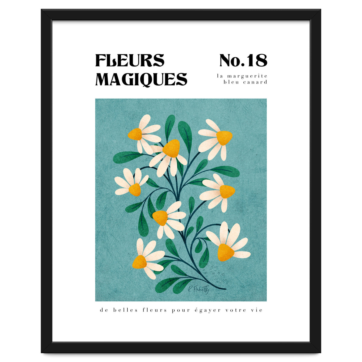 Magical Flowers No.18 Duck Egg Daisies
