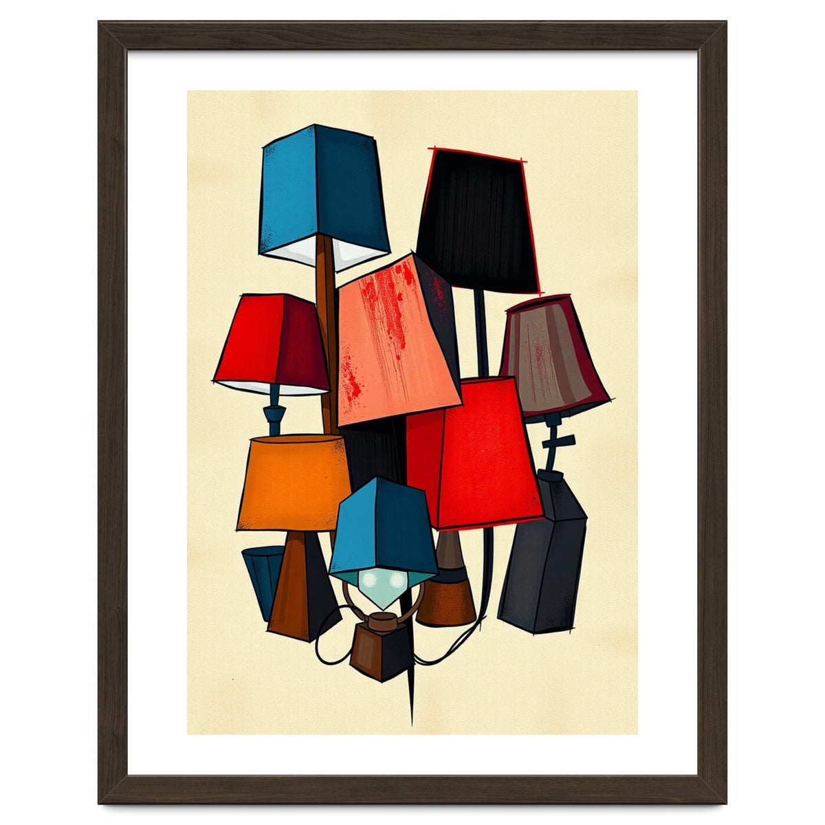 The Lamp Abstract Elegant