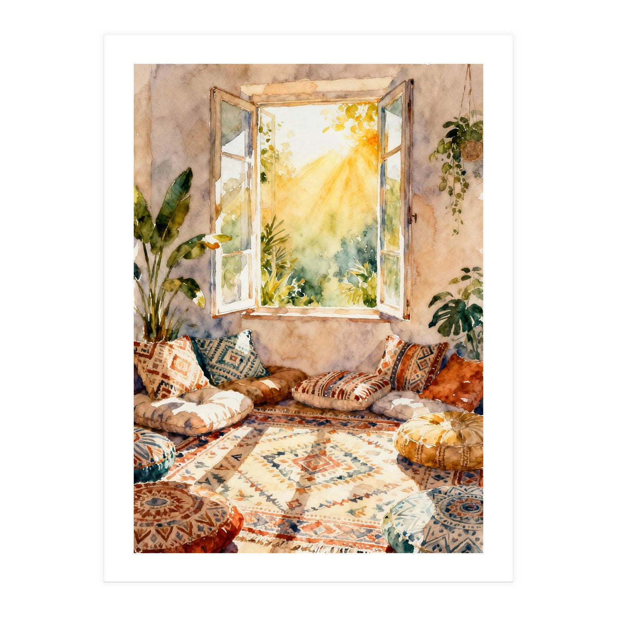 Matisse Inspired Livingroom (Print Only)