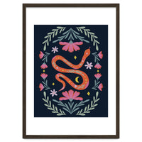 Cute Floral Snake