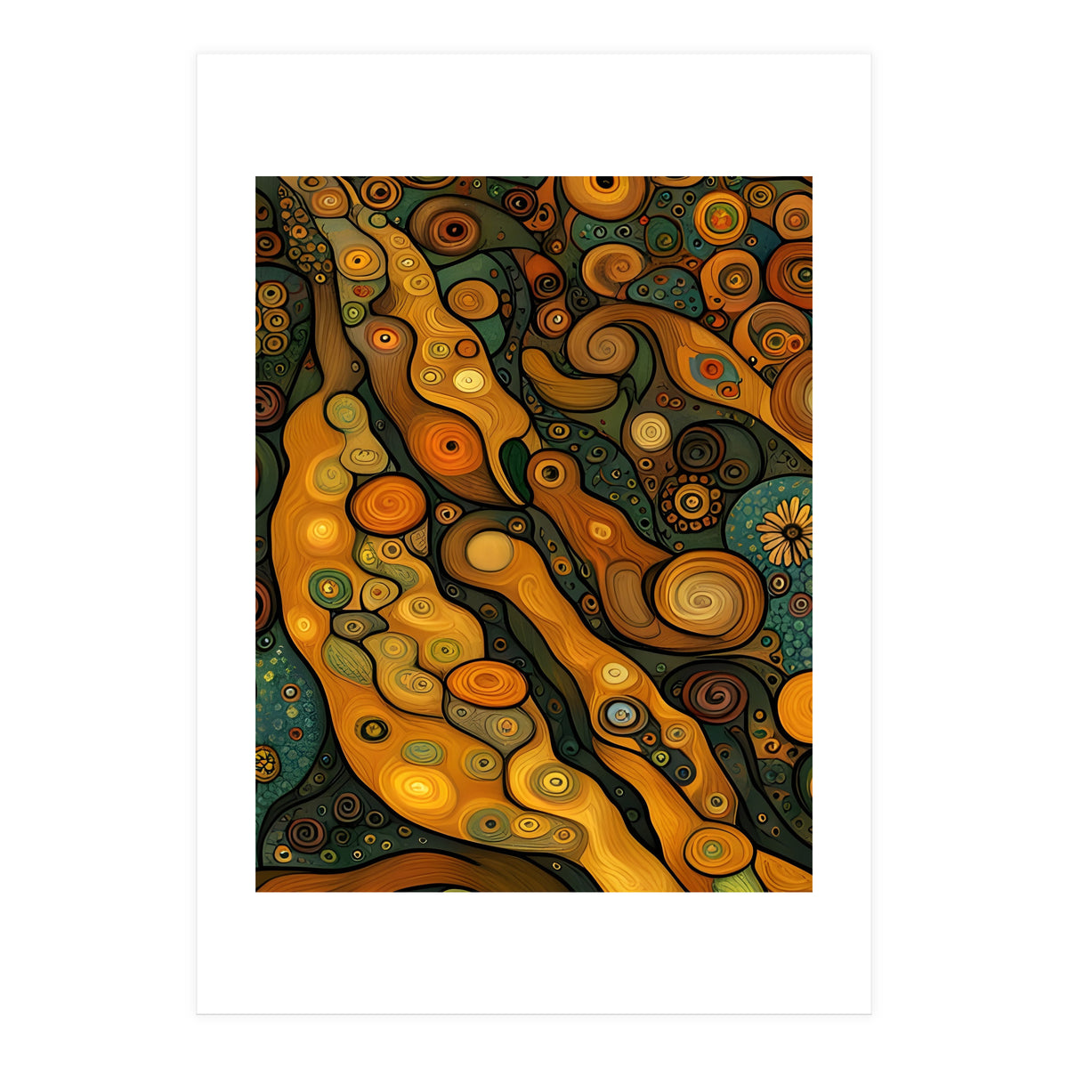 Artificial Masterworks - Klimt van Gogh (Print Only)