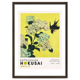 Katsushika Hokusai - Hydrangea and swallow thumbnail