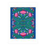 Bold Symmetrical Flowers (Print Only) thumbnail