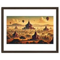 Vintage Bagan Poster, Myanmar