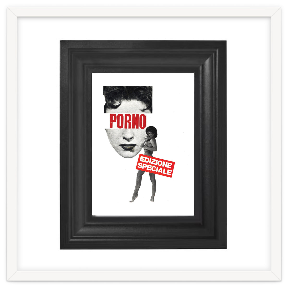 Porno Special Edition - Print of Paper Collage