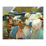 Joaquín Sorolla / 'Women of Valencia at the Beach', 1915, Oil on canvas, 93 x 126 cm. (Print Only) thumbnail