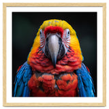 Close Up Portrait Of A Colorful Macaw Parrot thumbnail