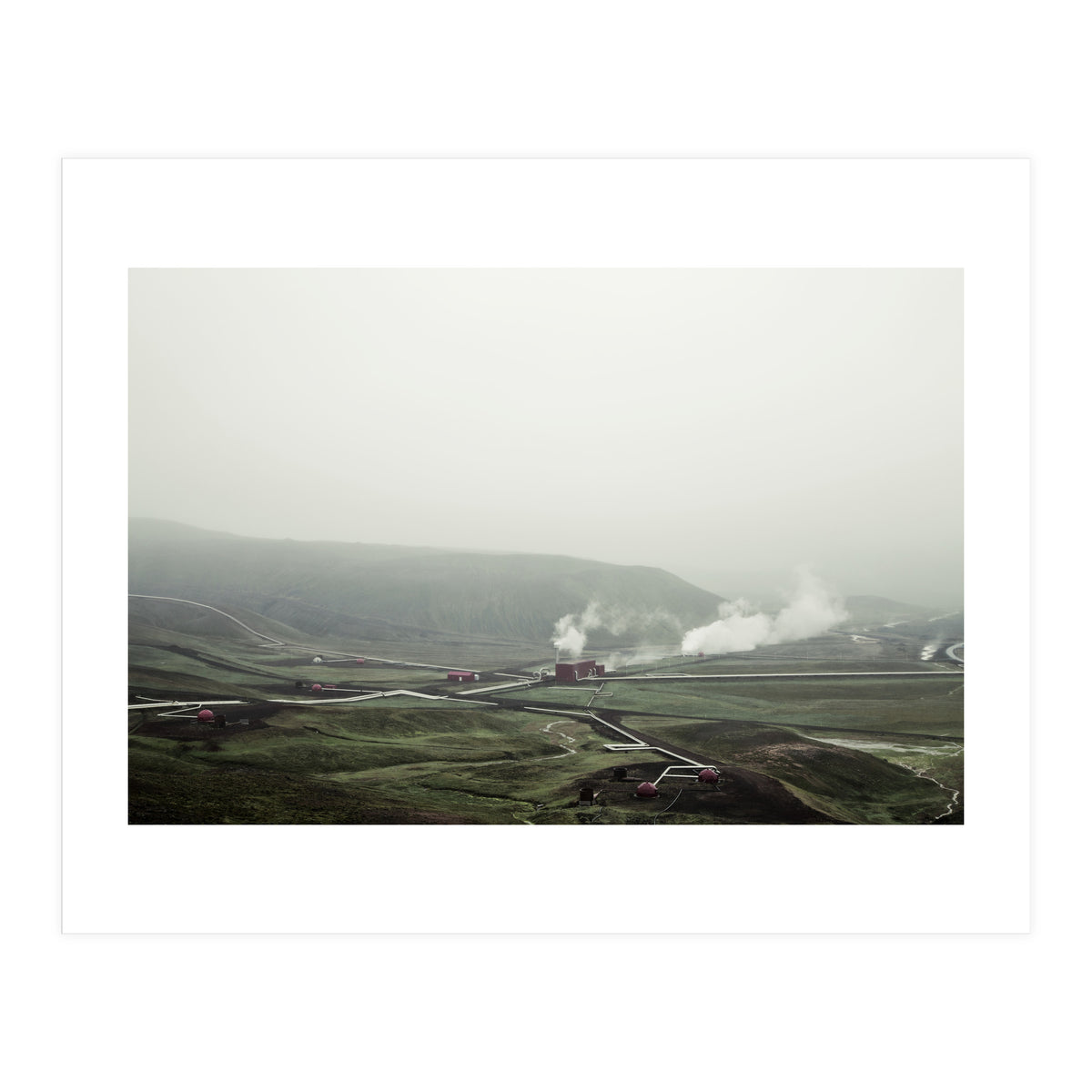 Geothermal Pipe Line - Iceland (Print Only)