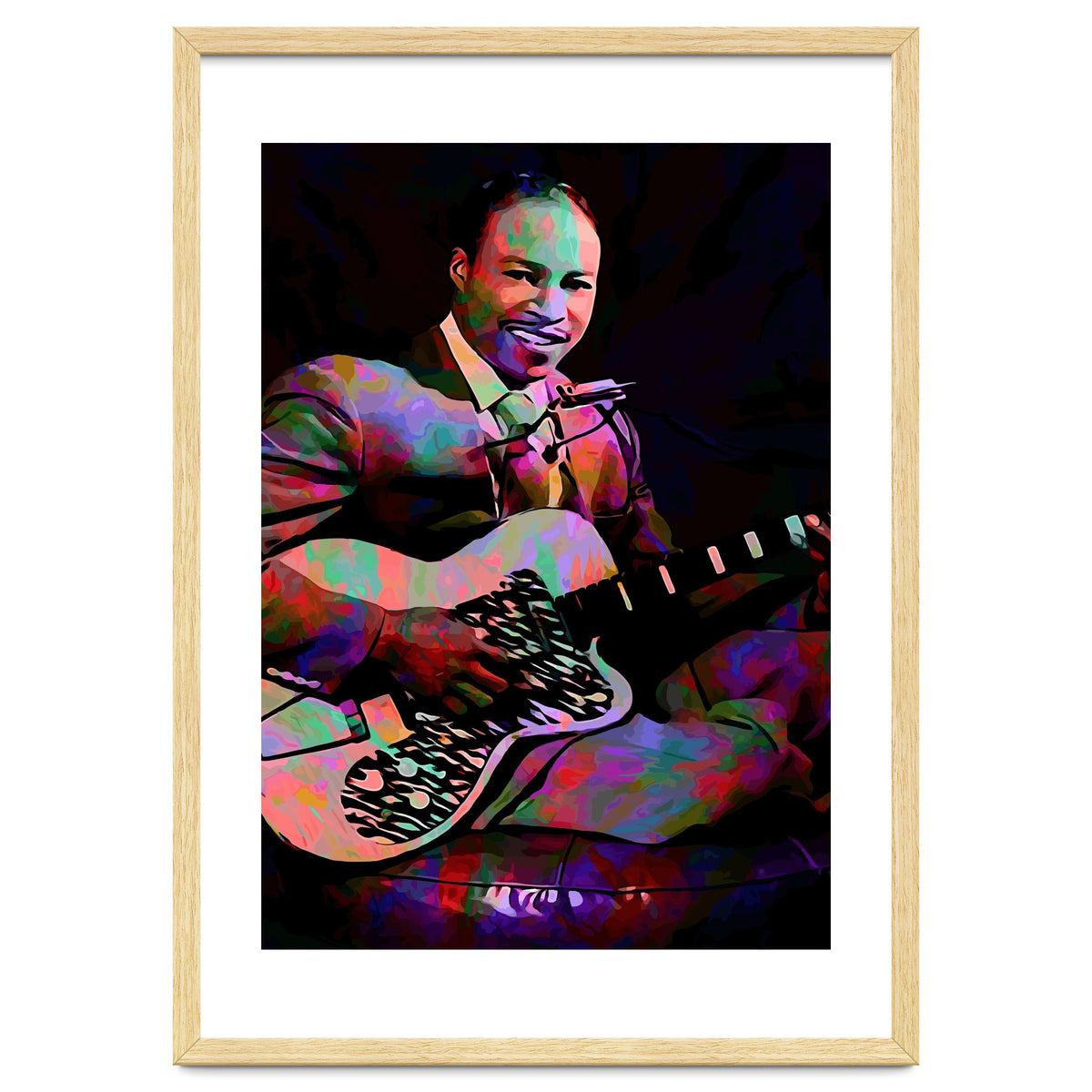 Jimmy Reed American BLues Musician Legend Colorful