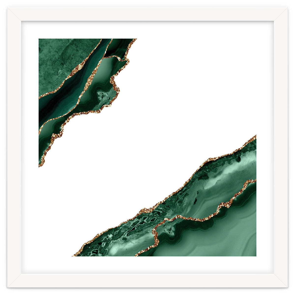 Emerald & Gold Agate Texture 13