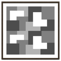 Grey Abstract Square Tiles